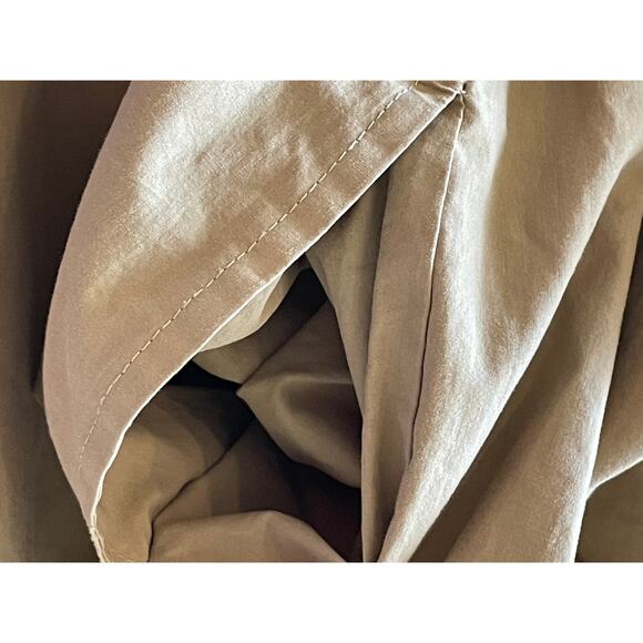 MOD REF Button Front Khaki Cotton Shirt Dress Medium - Picture 11 of 11